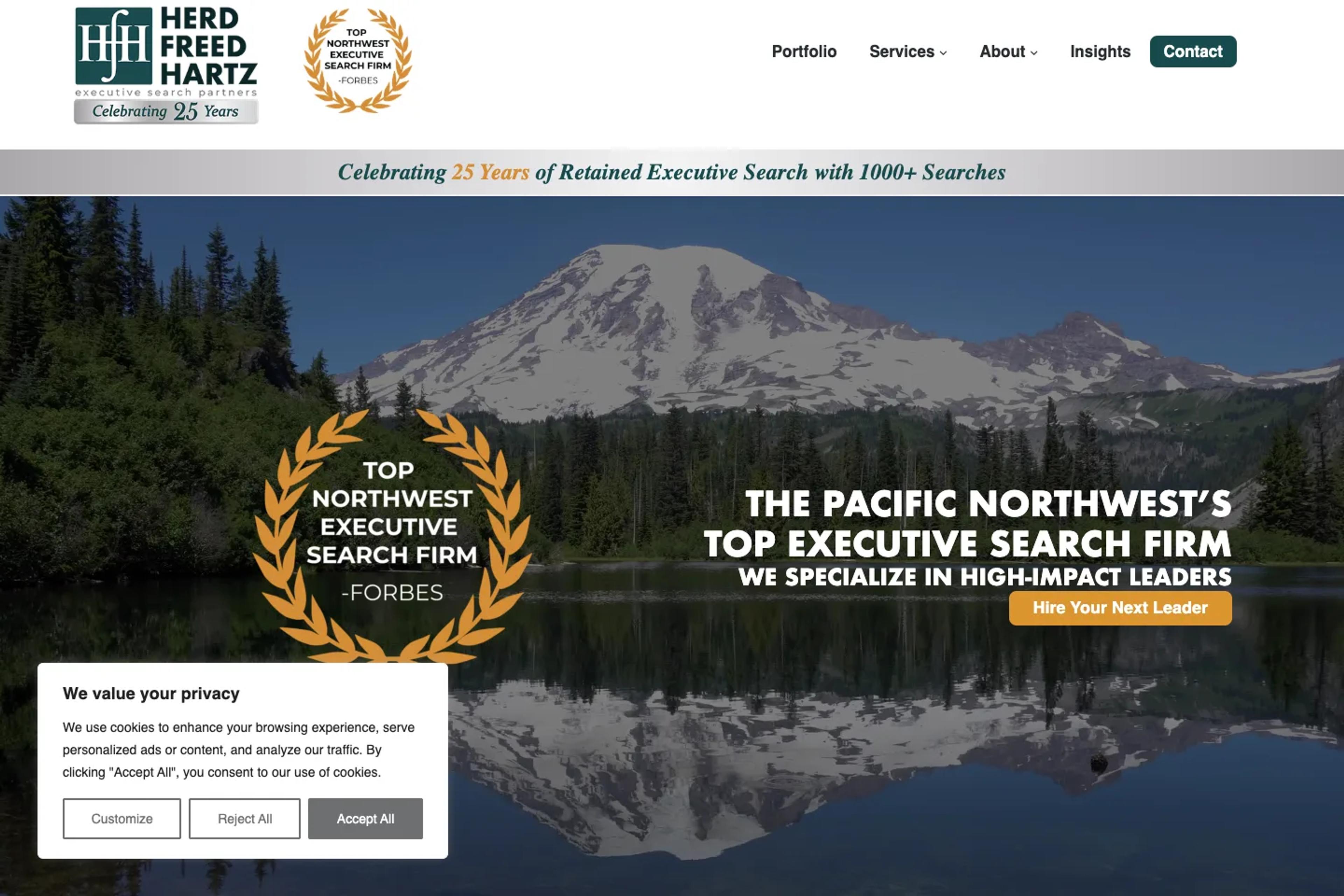 Herd Freed Hartz website homepage
