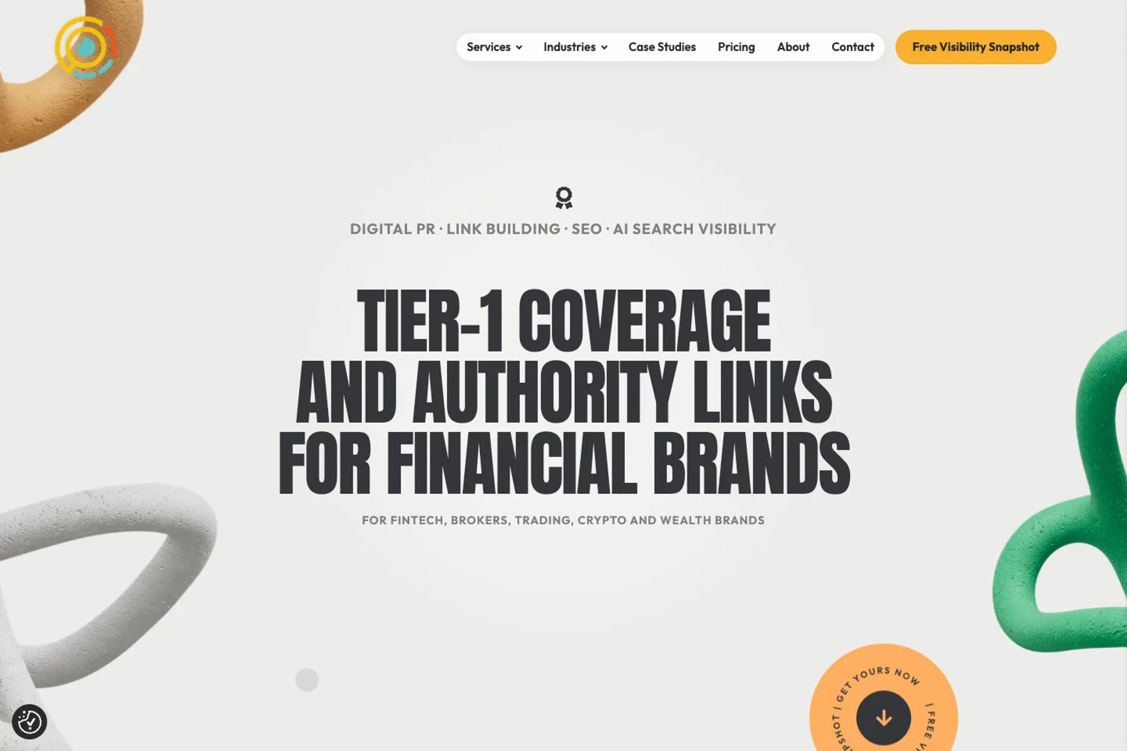Feature Digital website homepage