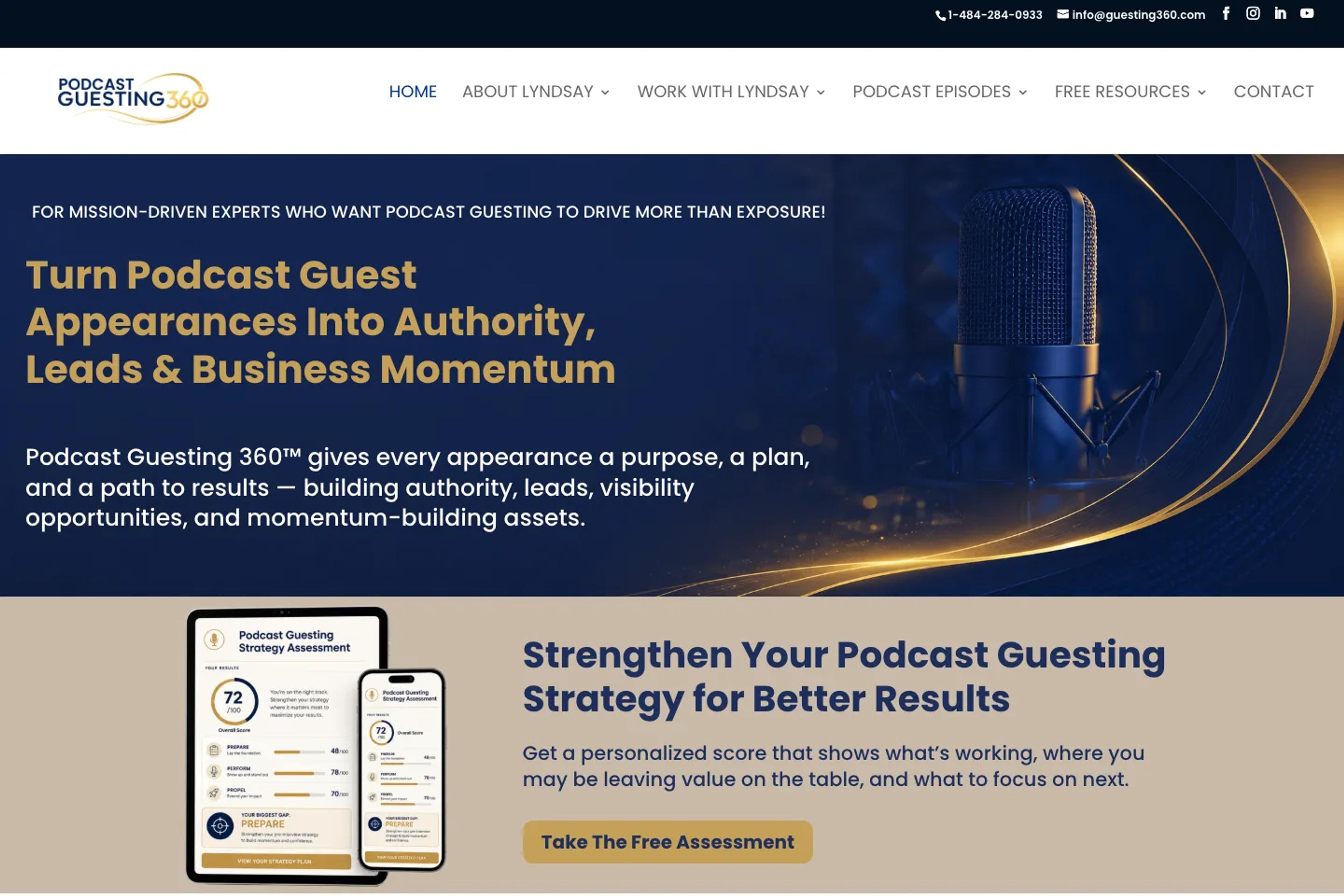 Guesting 360 website homepage