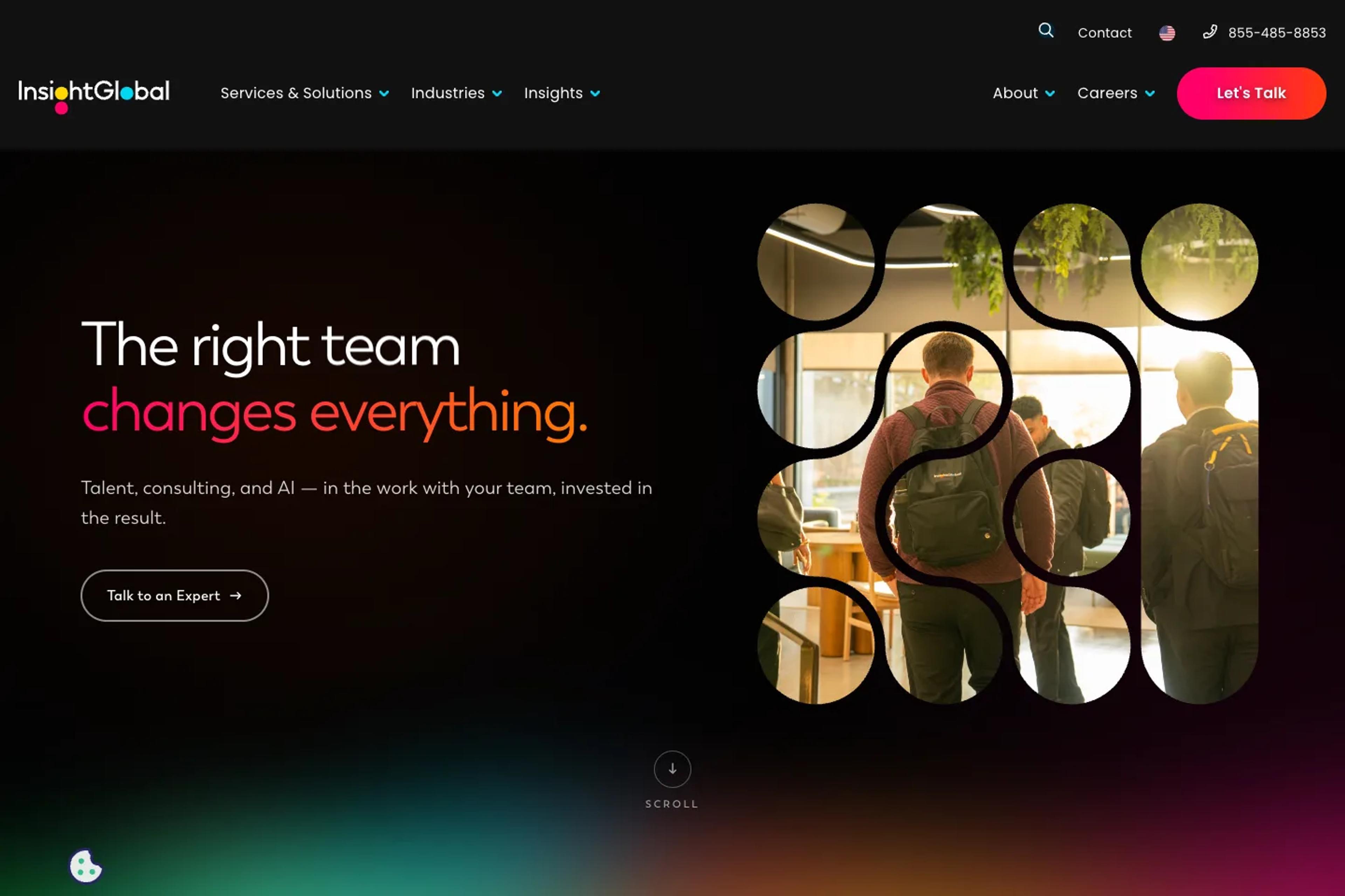 Insight Global website homepage