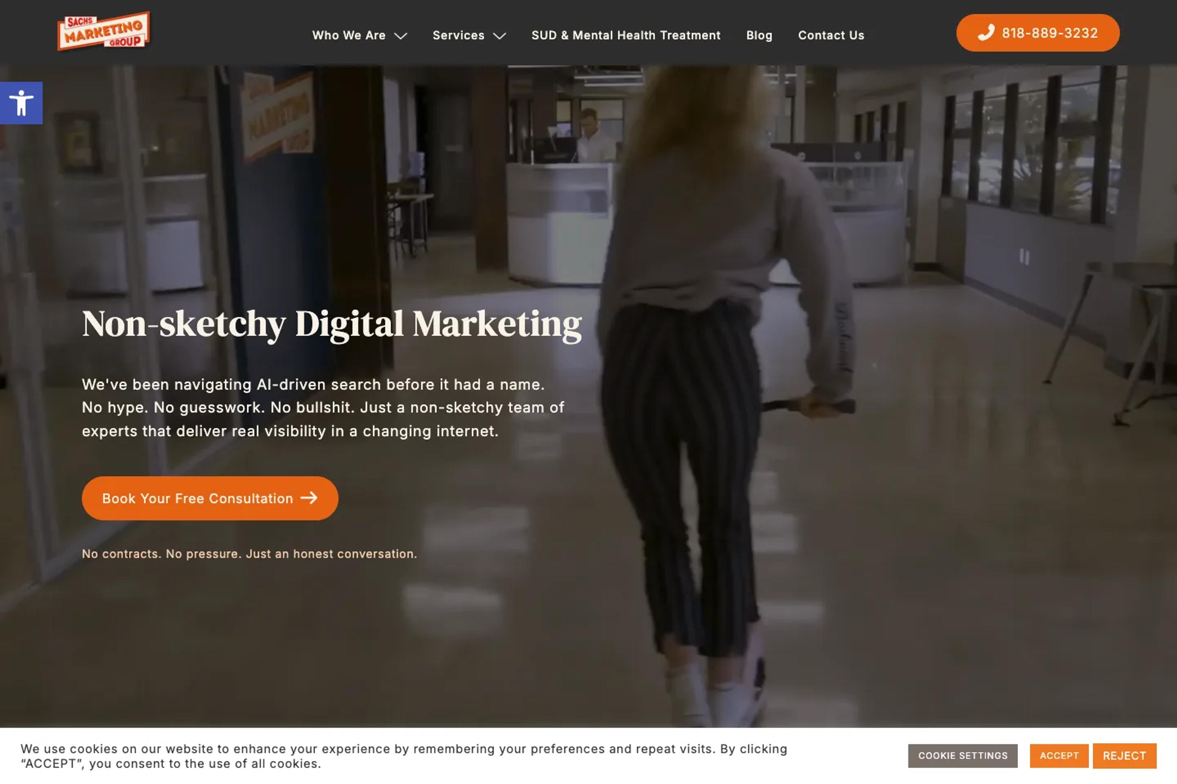 Sachs Marketing Group website homepage