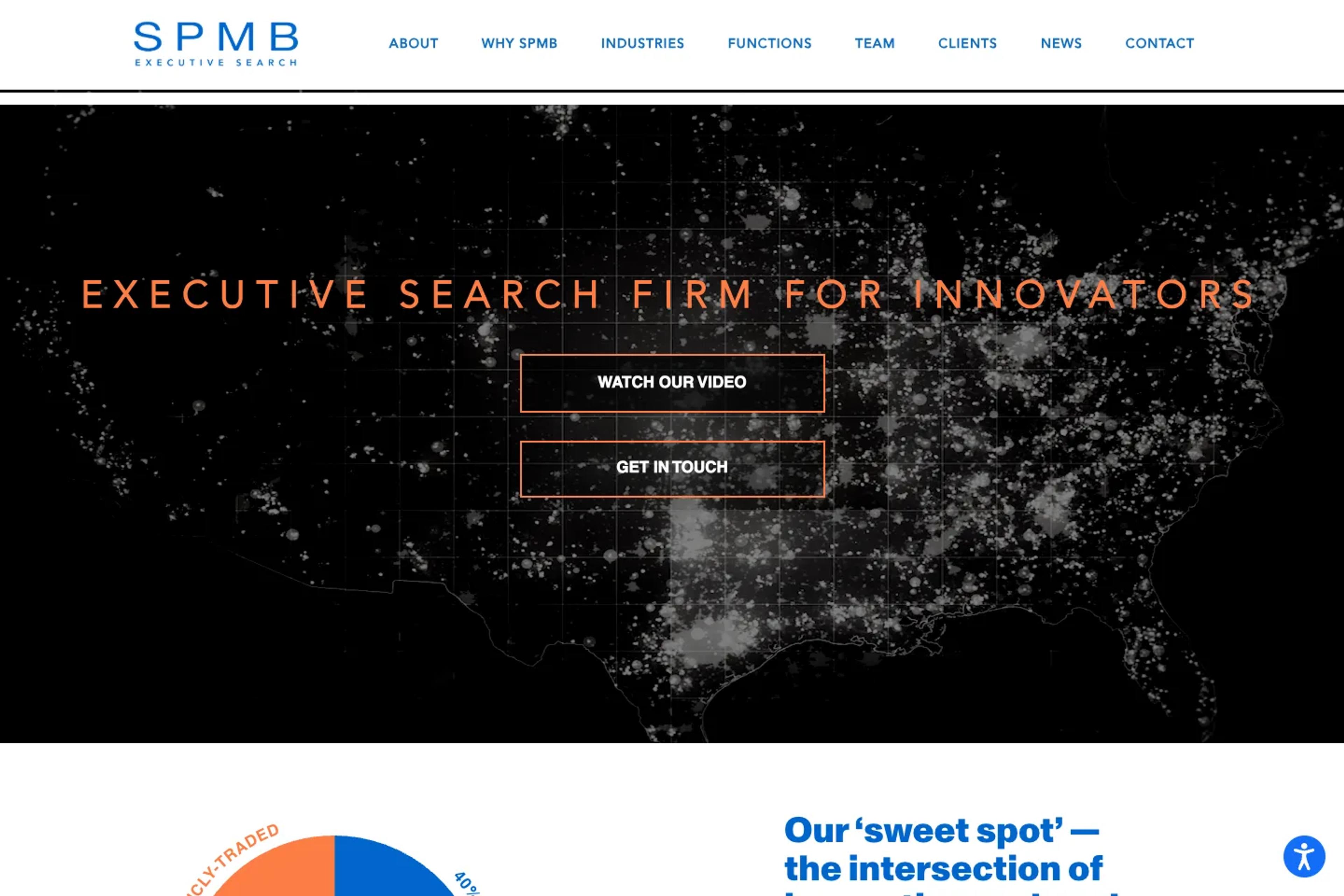SPMB website homepage
