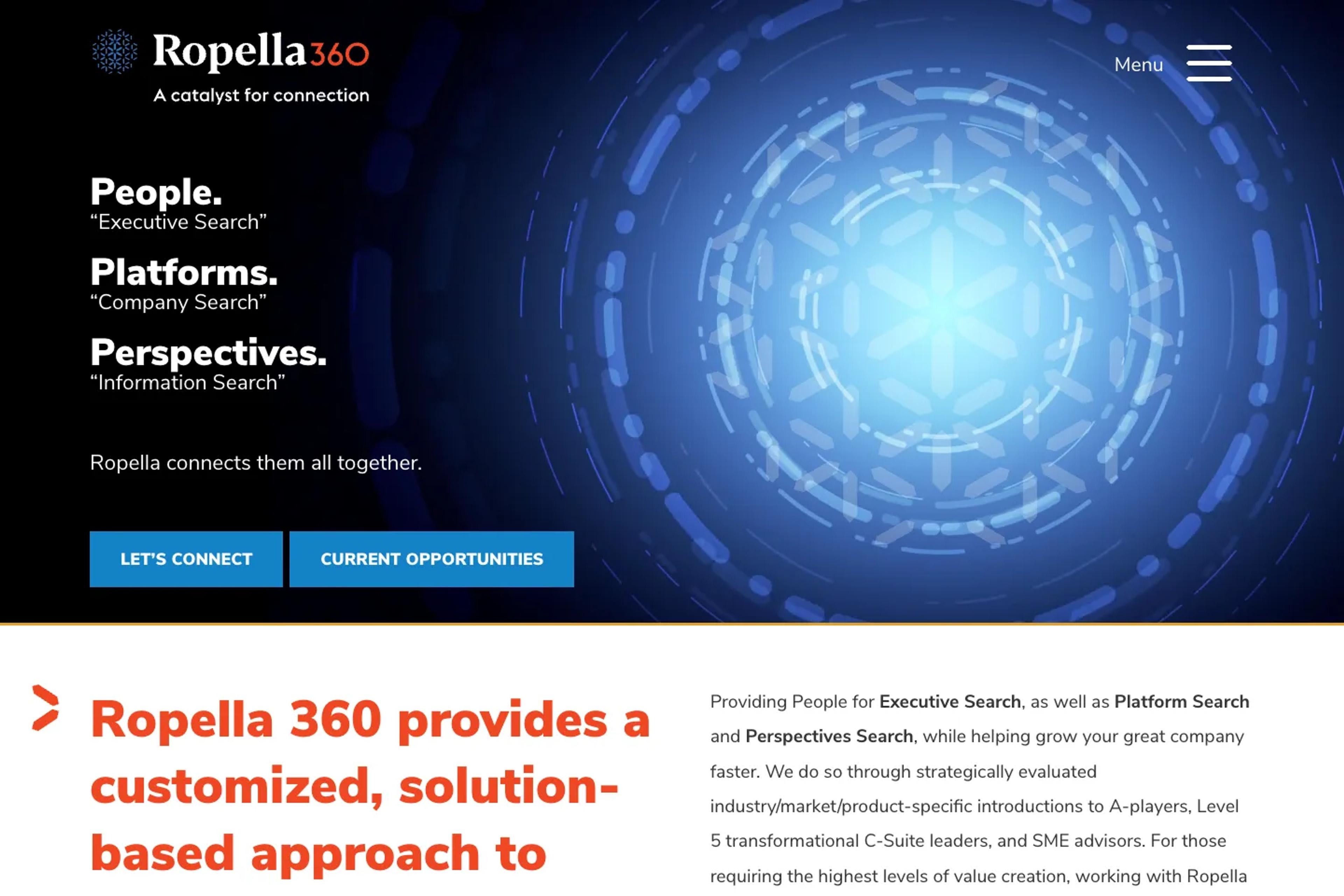 Ropella website homepage