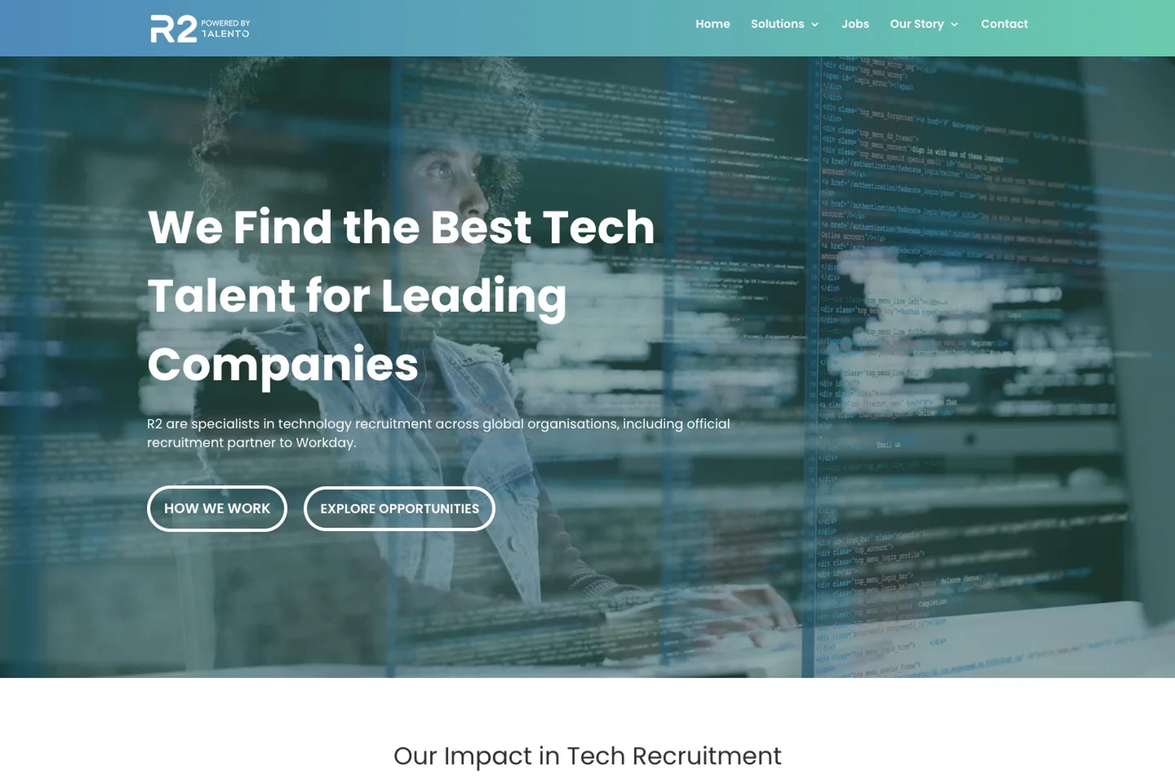 R2 Global website homepage