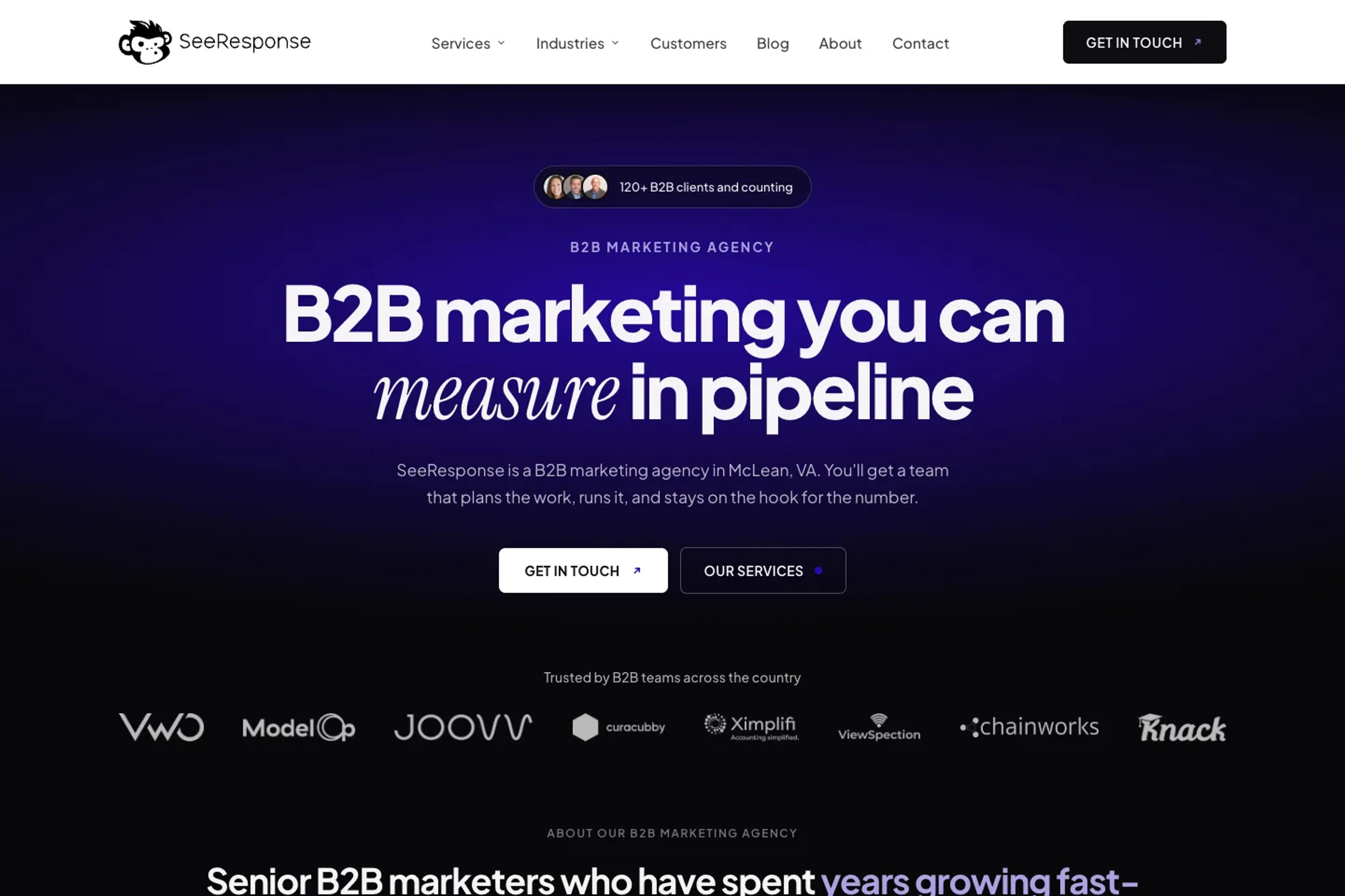 SeeResponse website homepage