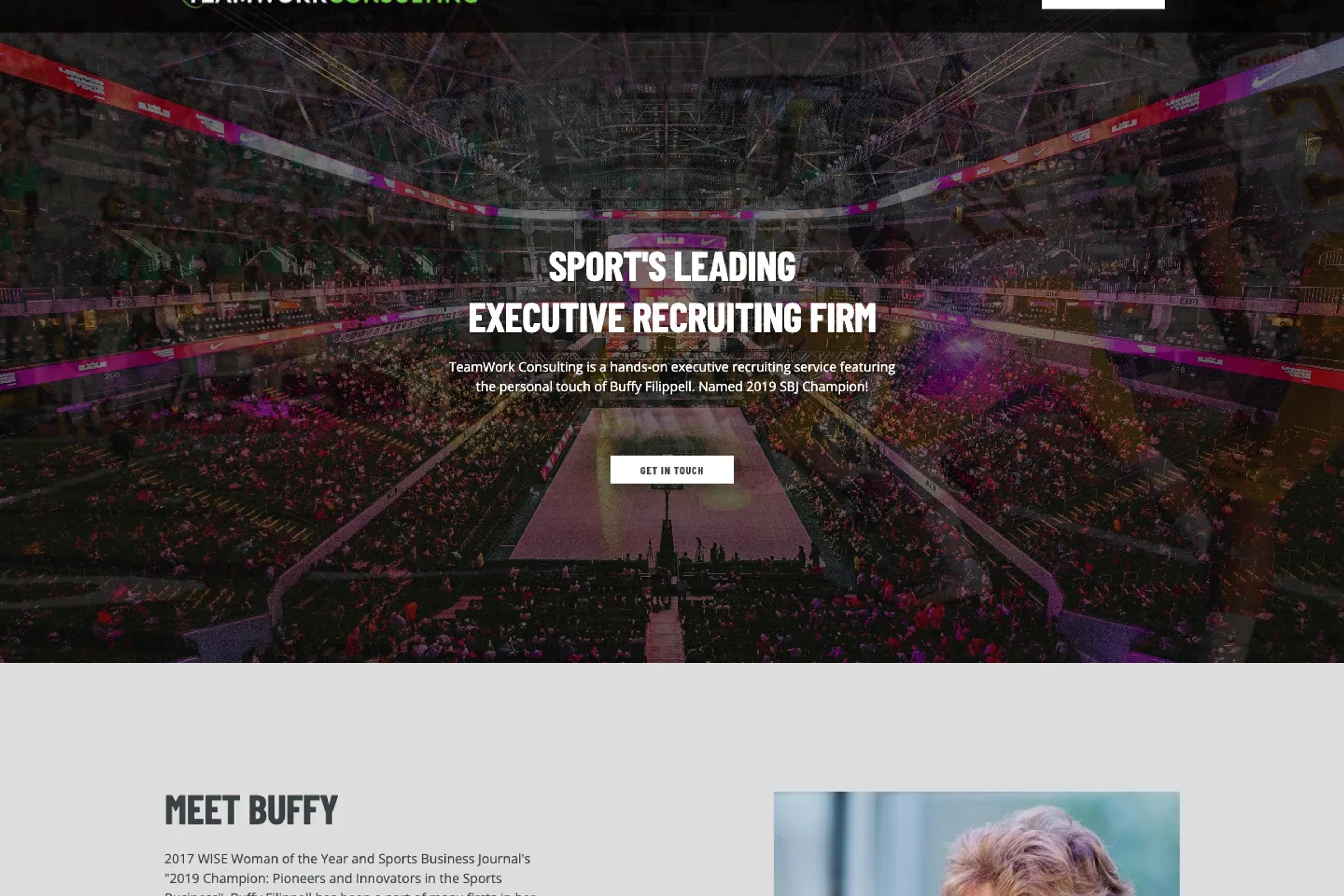 TeamWork Consulting website homepage
