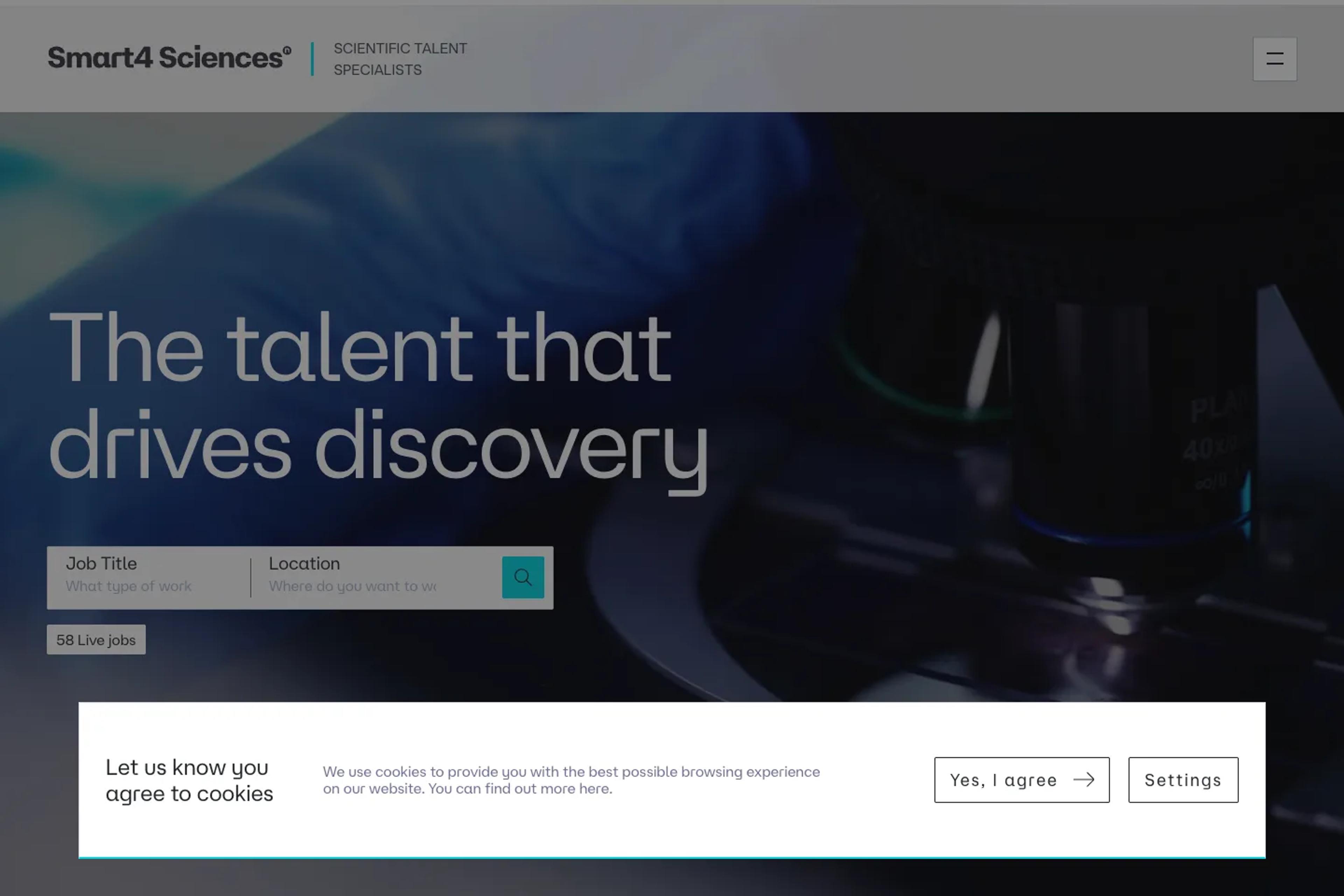 Smart4 Sciences website homepage