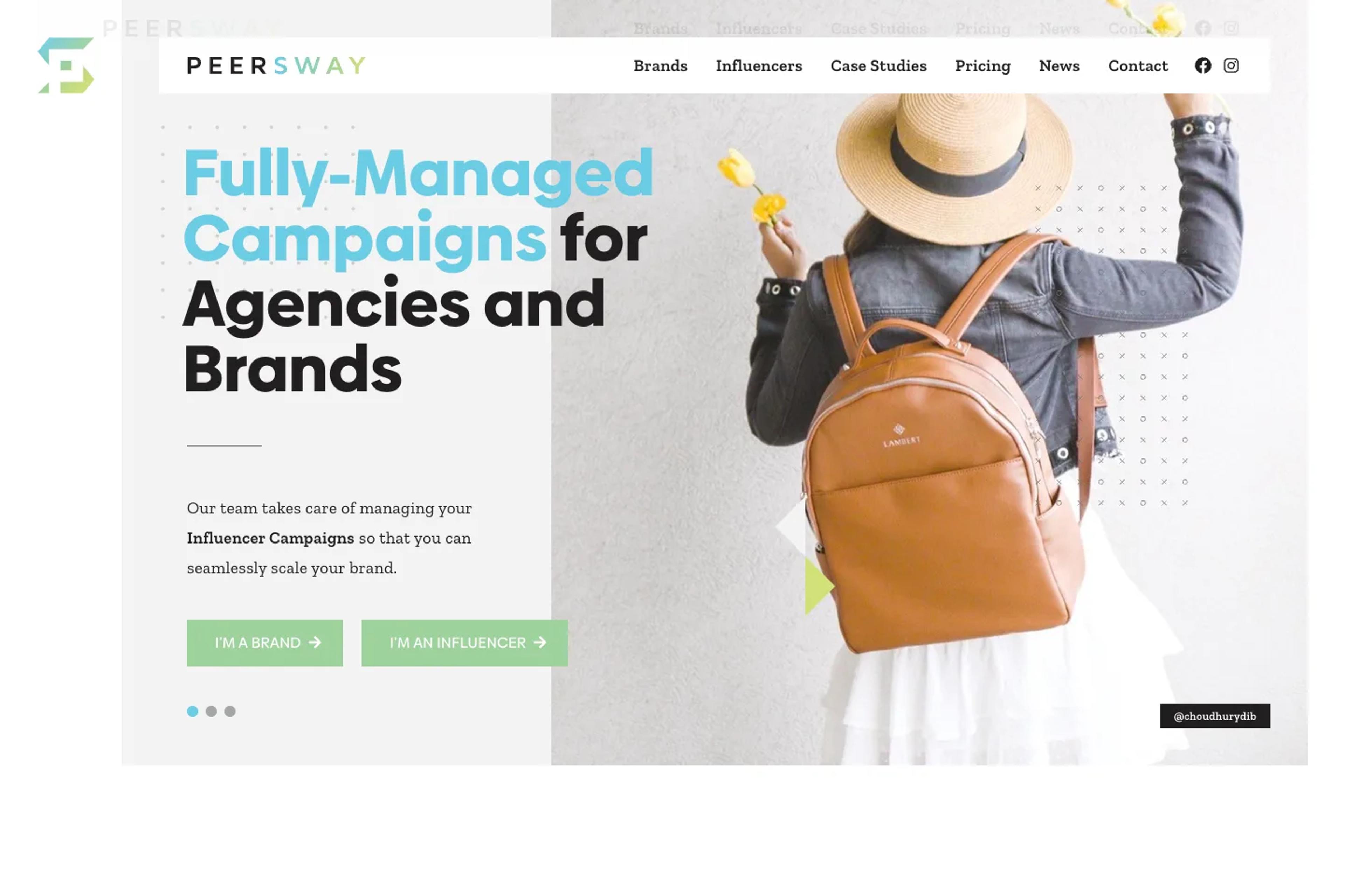 PeersWay website homepage