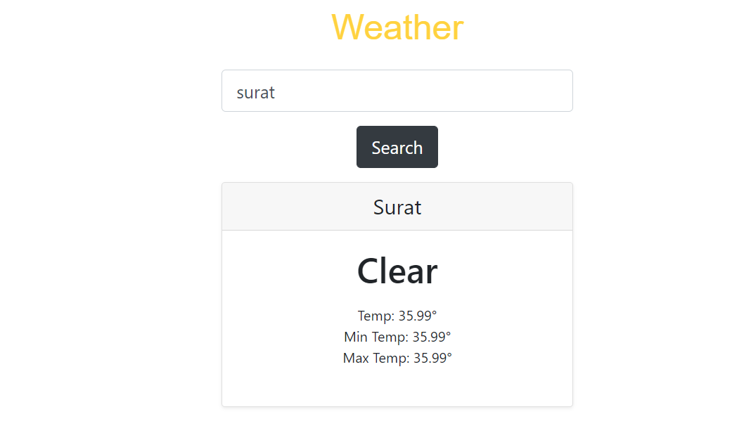 Weather App