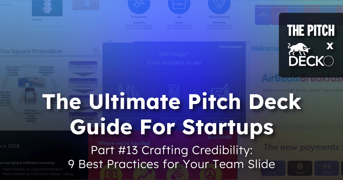 Crafting Credibility: 9 Best Practices for Your Team Slide
