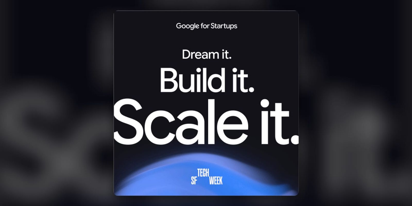 Event poster for Google for Startups: Engineering 10x with Dr. Astro Teller and Google DeepMind