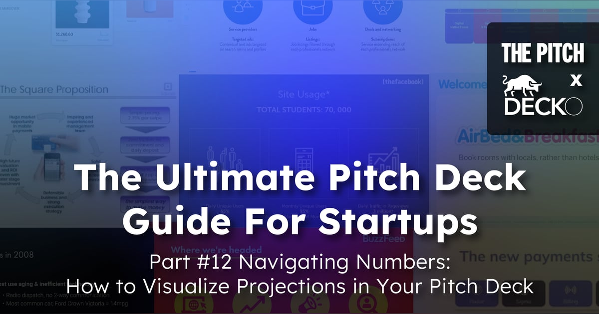 Navigating Numbers: How to Visualize Projections in Your Pitch D…