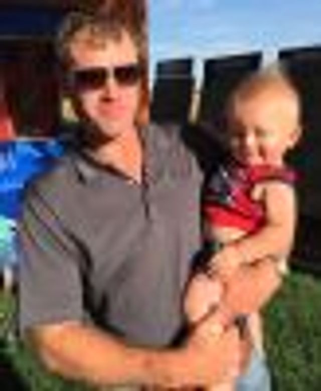 El Jefe with cute baby Will