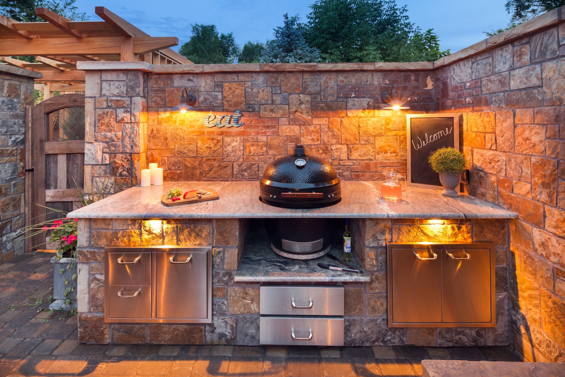 Komado Joe Built-In Outdoor Kitchen