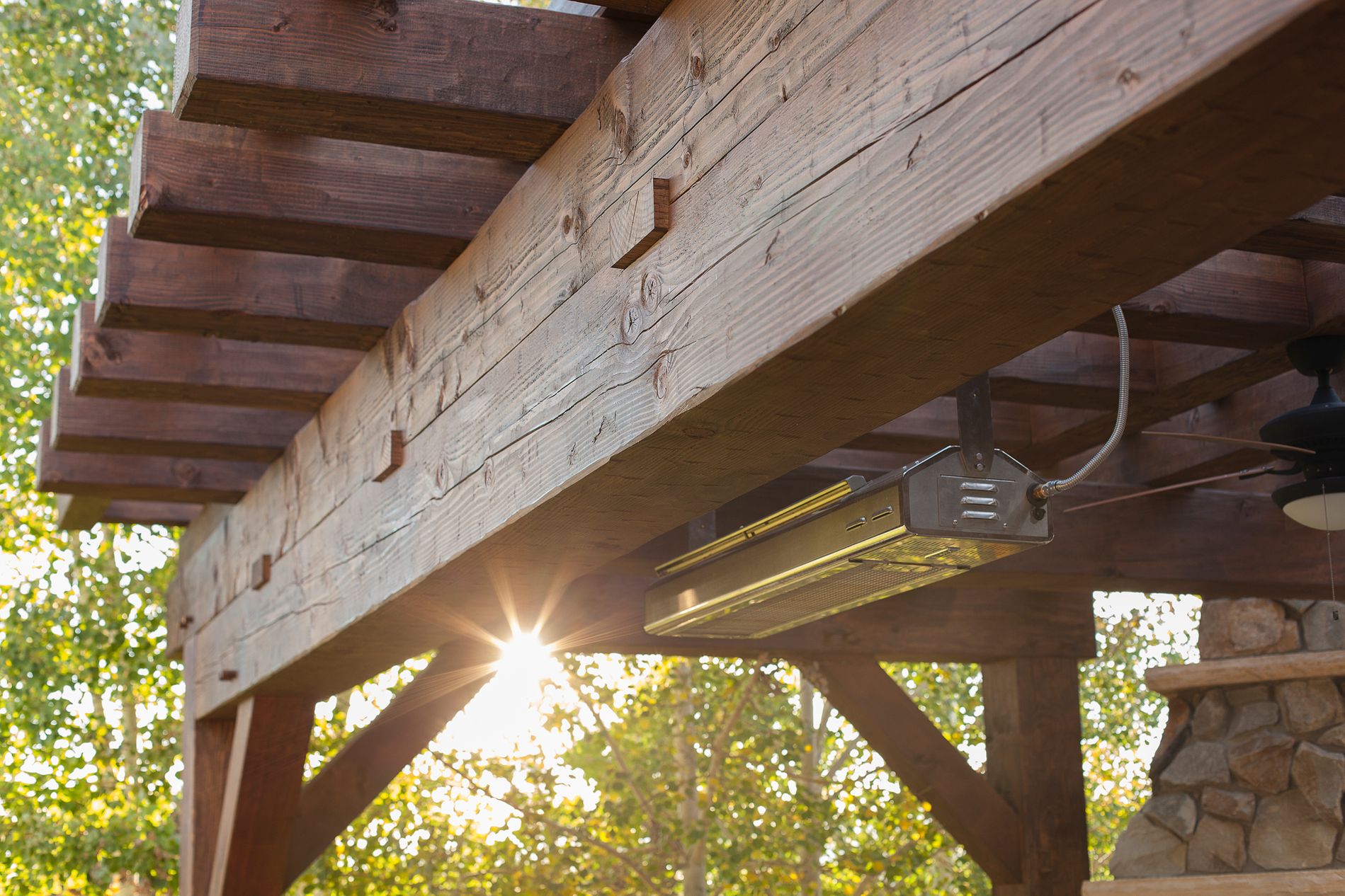 Keyed Beams and infrared heaters