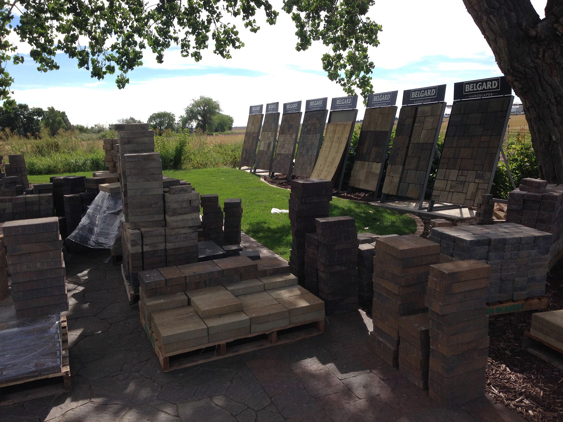 Largest Belgard paver display in Colorado