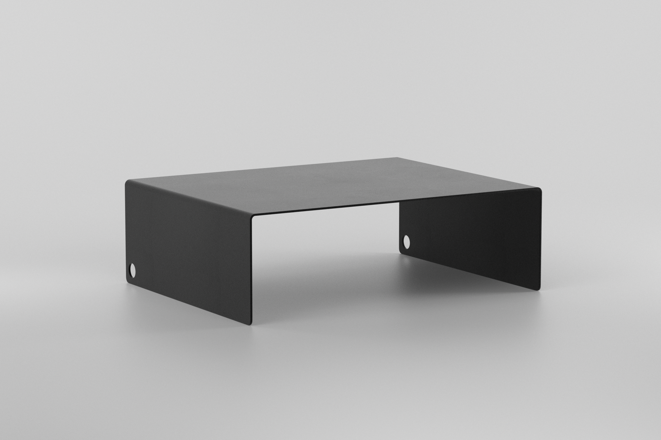 The Laptop Stand - black front view