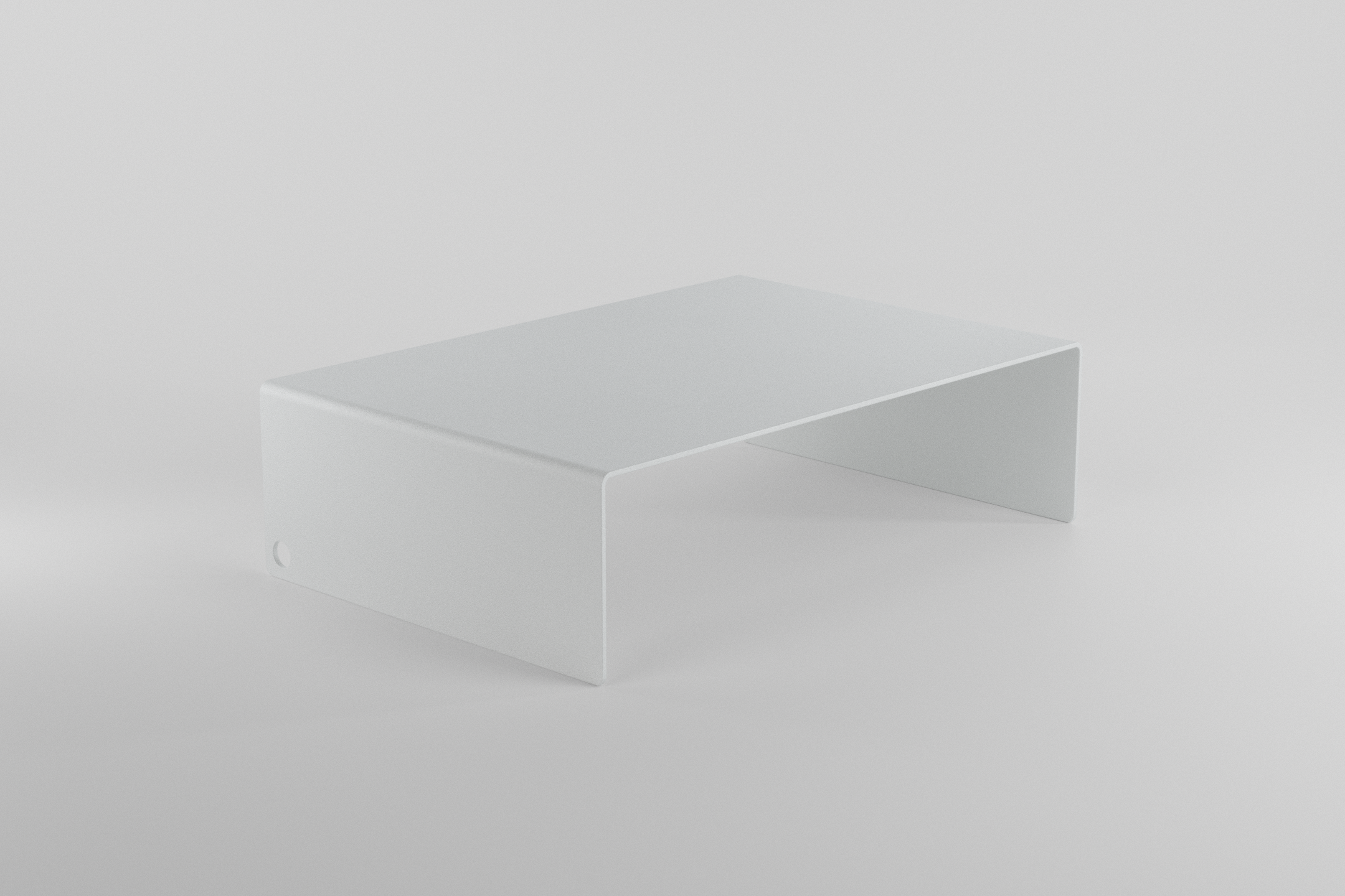 The Monitor Stand - white