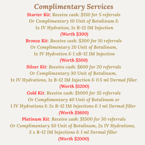 Or Complimentary Services