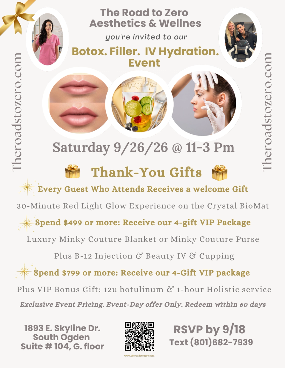 One-Day Promotional Pricing & Exclusive VIP Gifts