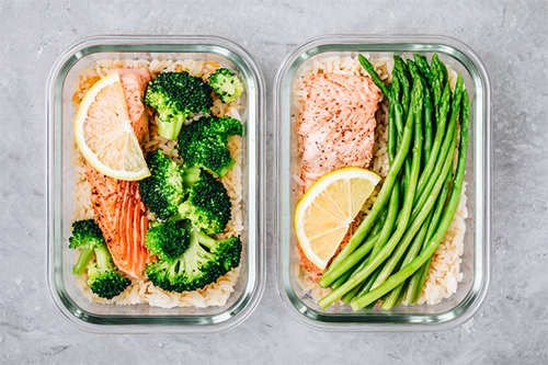 fish meal prep | how much muscle can you gain in a month