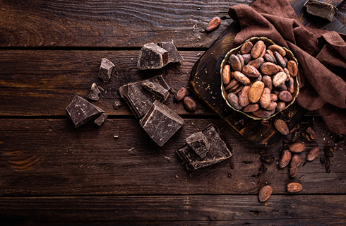 cocoa beans and dark chocolate | pre workout ingredients