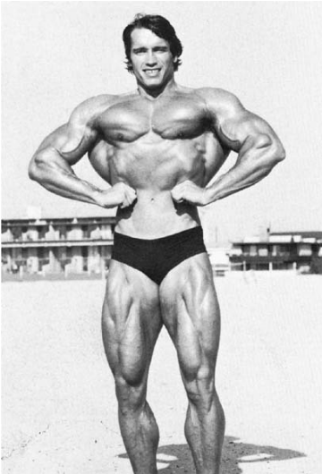 arnold front lat spread | bodybuilding poses