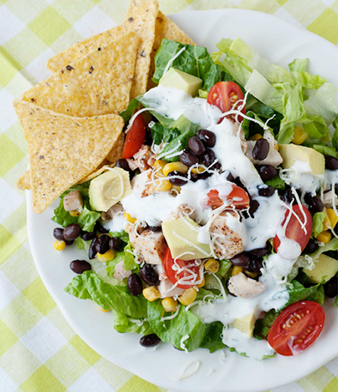 santa fe salad | high protein salad