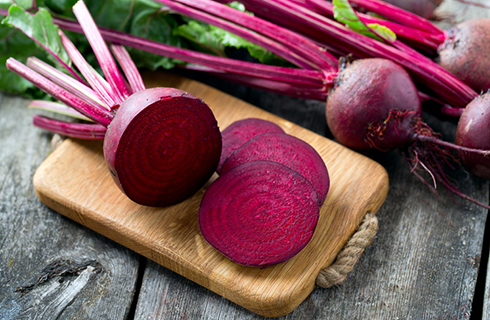 beets on cutting board | nitric oxide