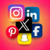 Social Bar: Social Media icons