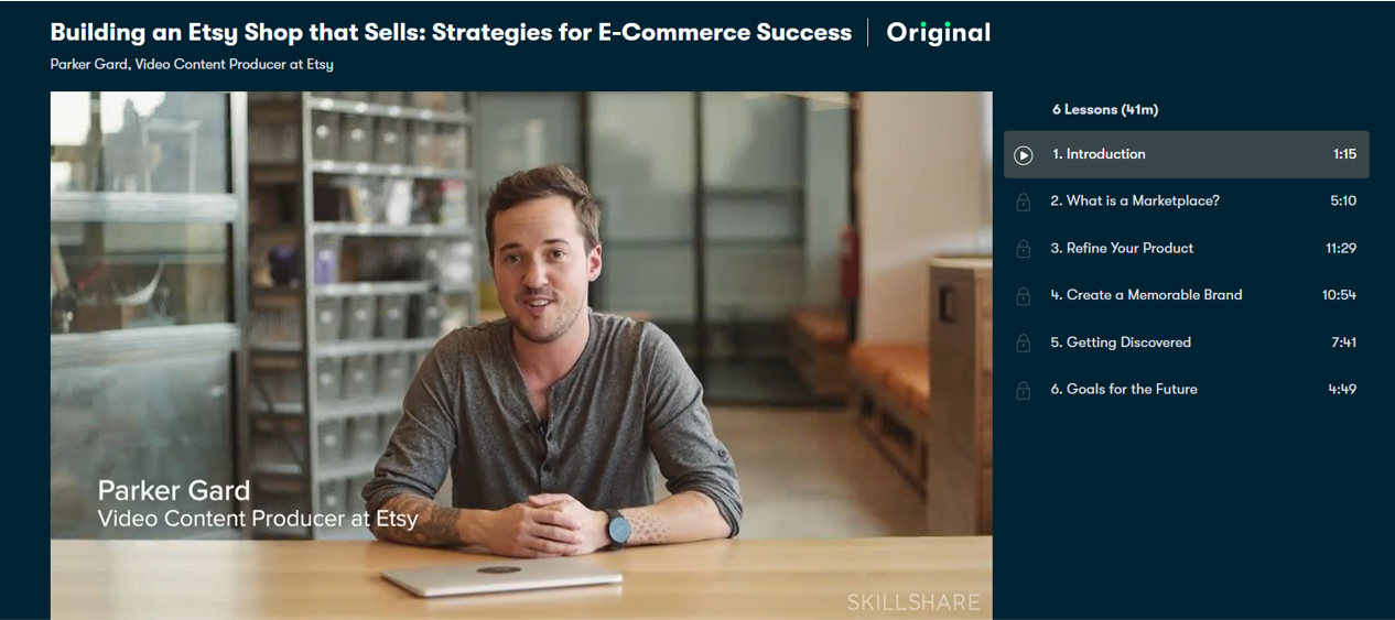 Building an Etsy Shop that Sells: Strategies for E-commerce Success- eCommerce Courses 2021