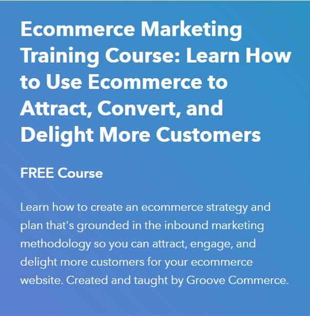 Ecommerce Marketing- eCommerce Courses 2021