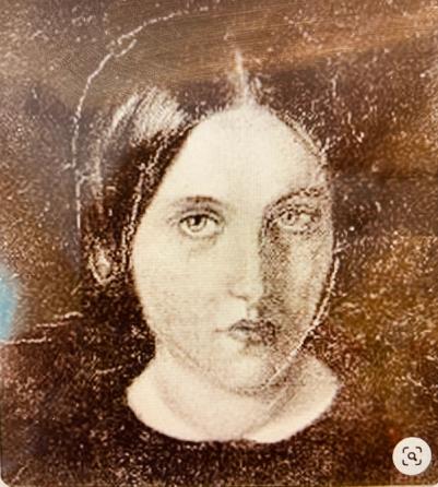 a portrait of Christina Rossetti