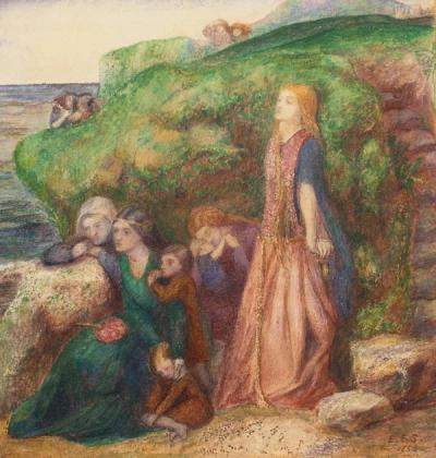 Portrait of Lizzie Siddal by Dante Gabriel Rossetti