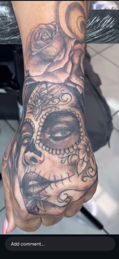 Chicano Style Woman Portrait