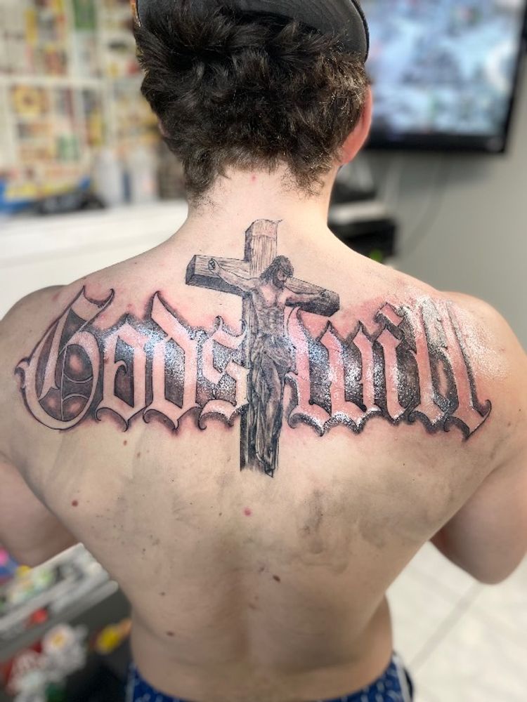 Jesus Cross with Lettering