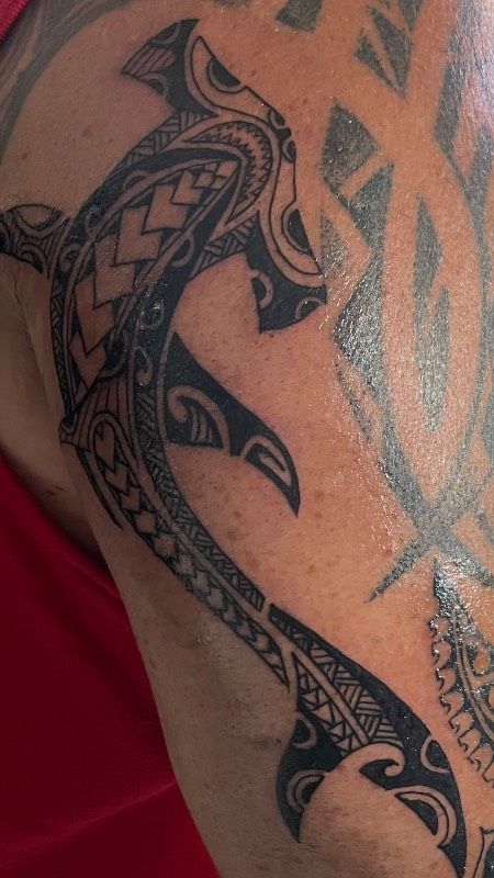 Tribal Shark Tattoo