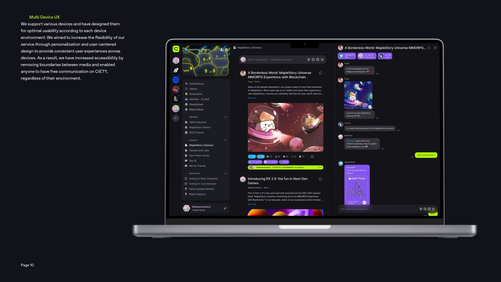 OMNUUM generative NFT collection tool on a laptop