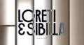 Sito Loreti & Sibilla: logo bold nero su sfondo bianco, texture beige e grigia, design minimalista elegante