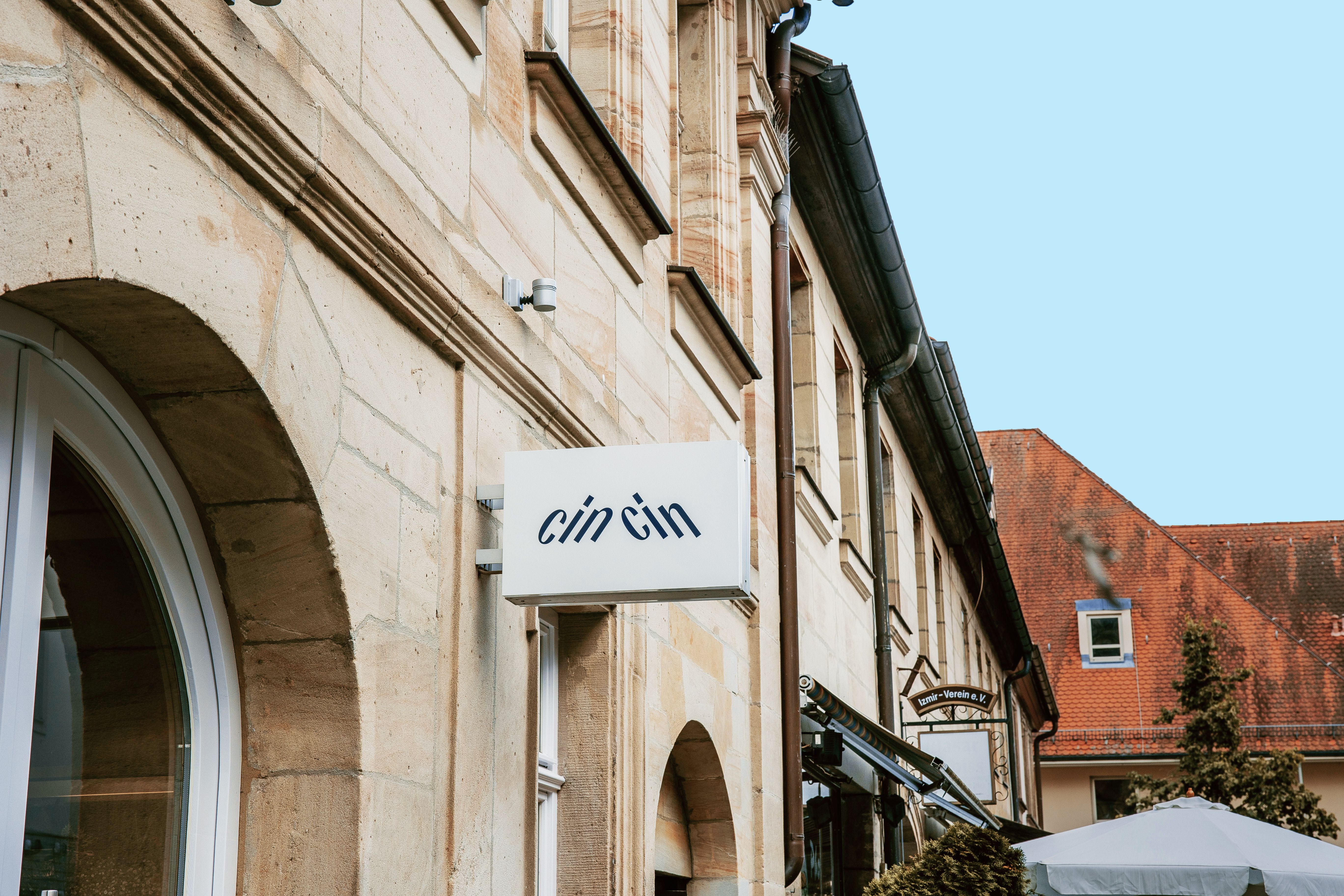 Logo design cin cin restaurant Erlangen