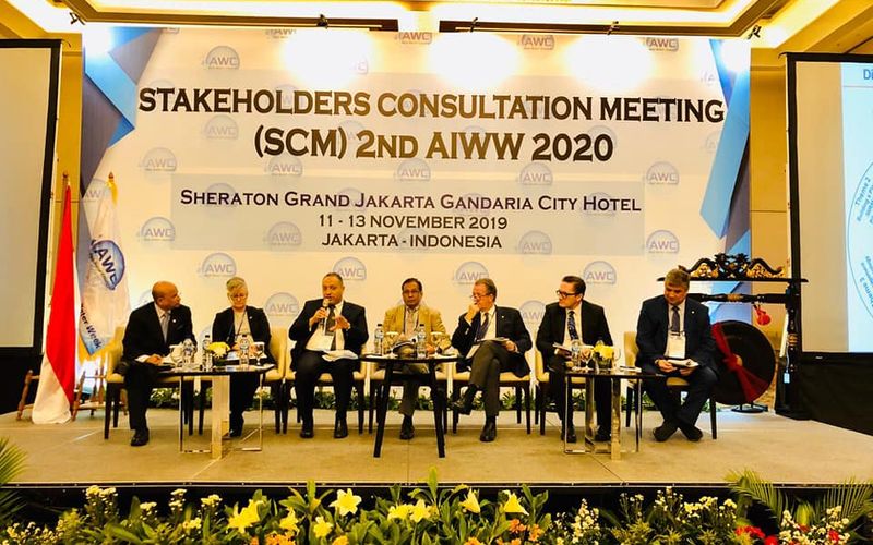 2nd AIWW Stakeholders Consultation Meeting, GIWEH with Indonesia Water Institute (IWI) - Champions of knowledge Base and Dissemination - (K&D),Jakarta