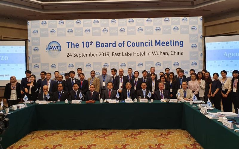 Board of Governance meeting of Asia Water Council on Wuhan, China