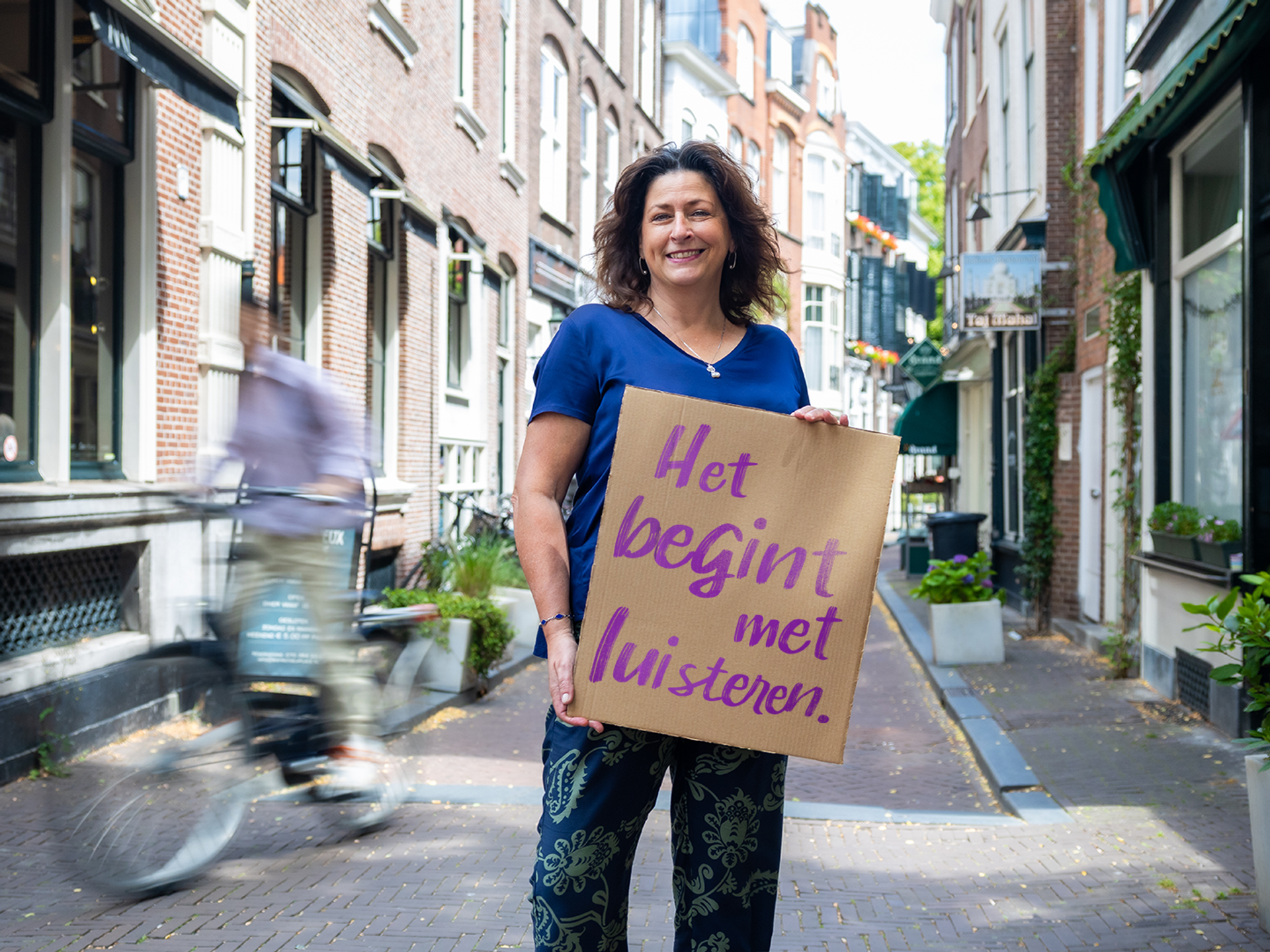 Foto van Martinette - vrijwilligster Vervolghulp op straat