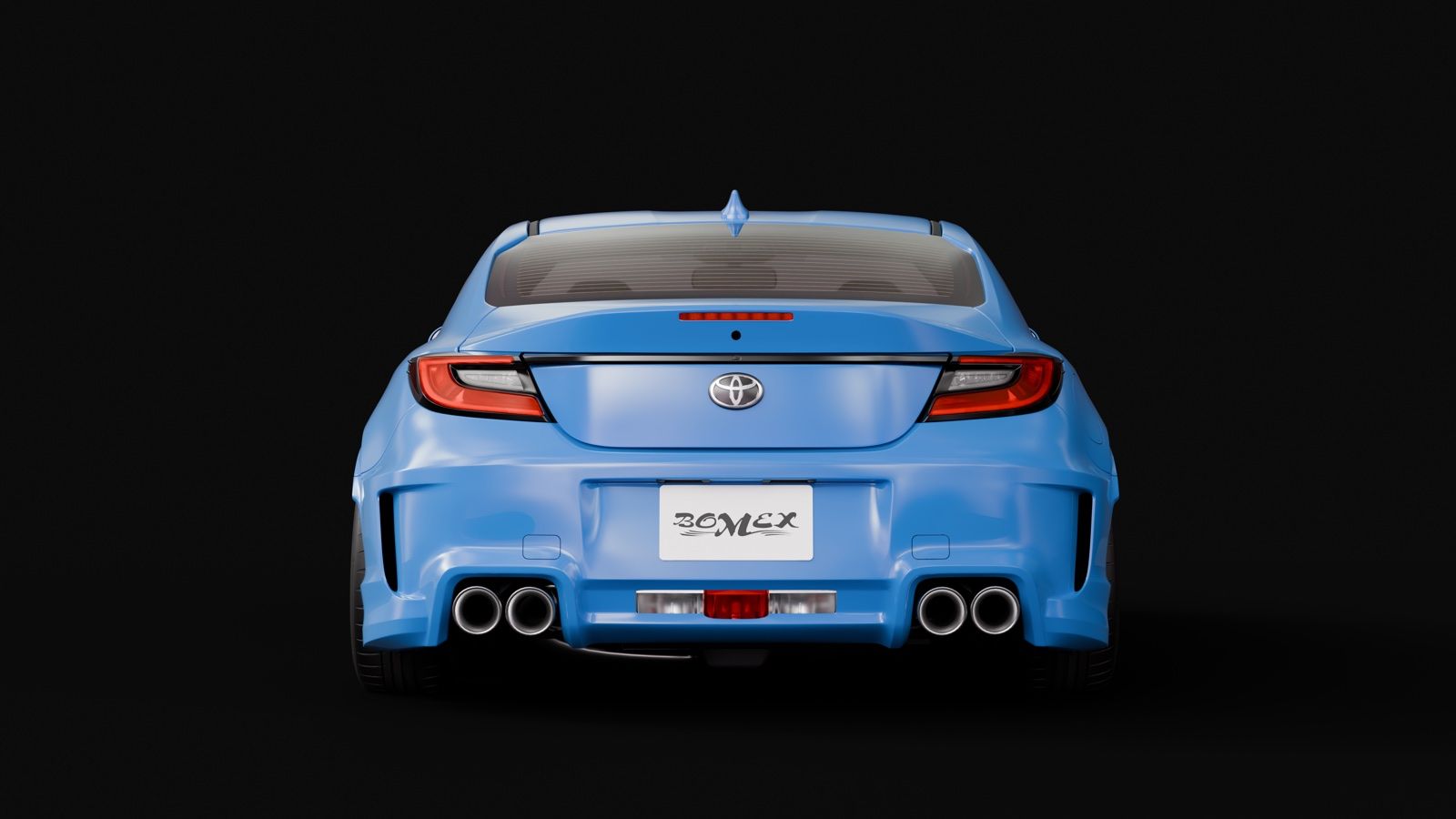 Blue BOMEX ZN8 render, view 5.