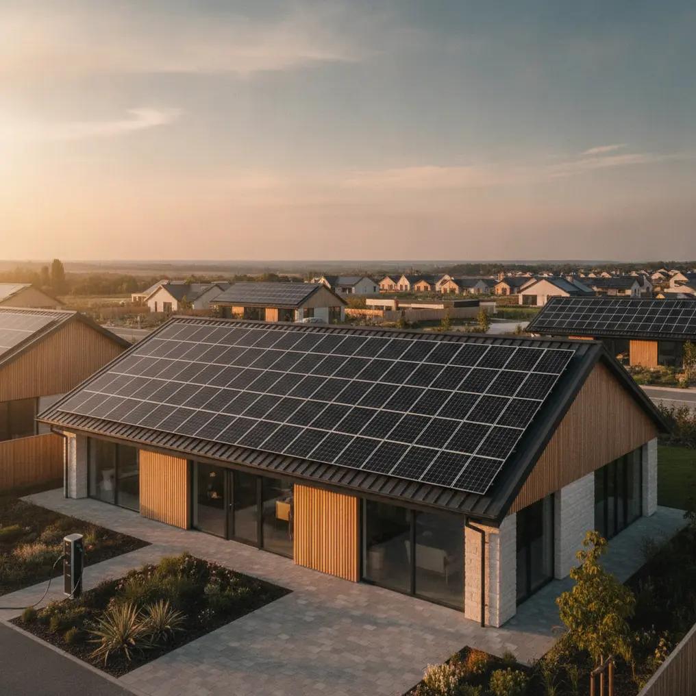 Zonnepanelen bij nieuwbouw: regels, ontwerp en rendement