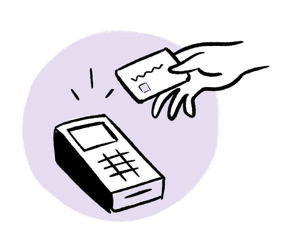 Payment terminal and card