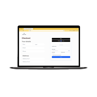 Online payment checkout