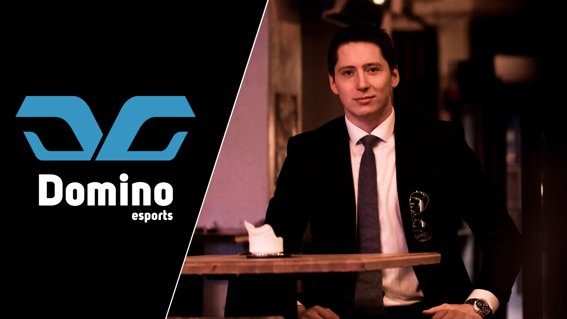 Domino Esports’ COO - Anders "The Doctor" Nordermoen appears alongside the Domino Esports logo.