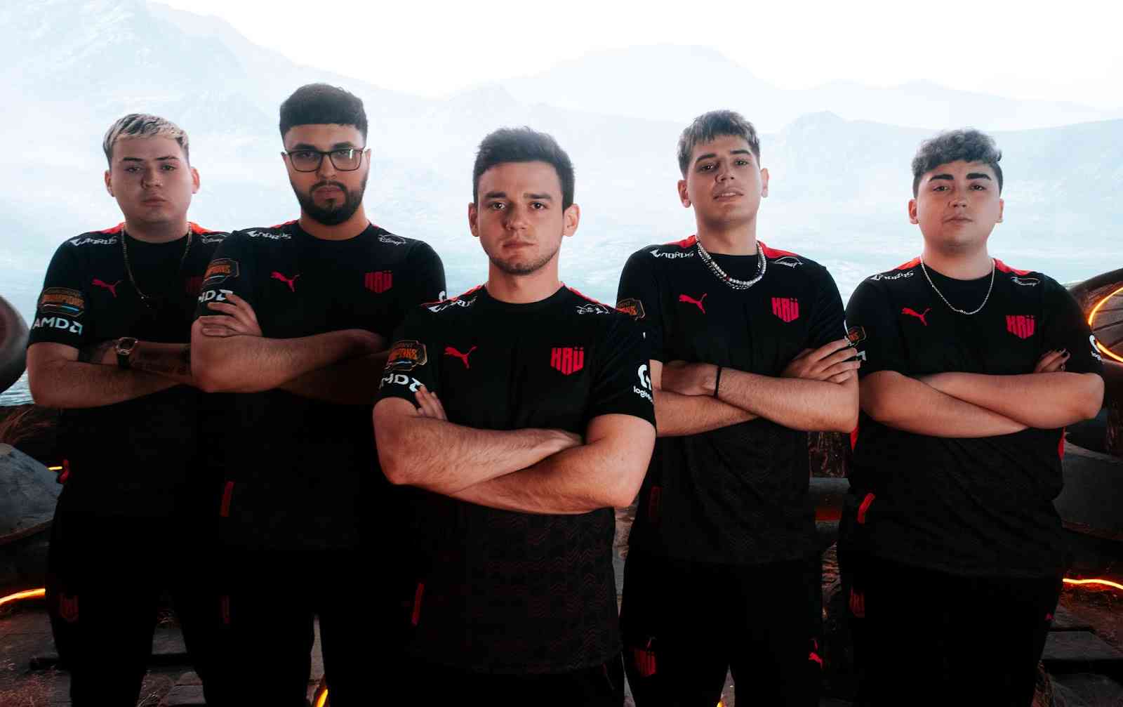 The roster for KRU esports ahead of Valorant Champions Istanbul