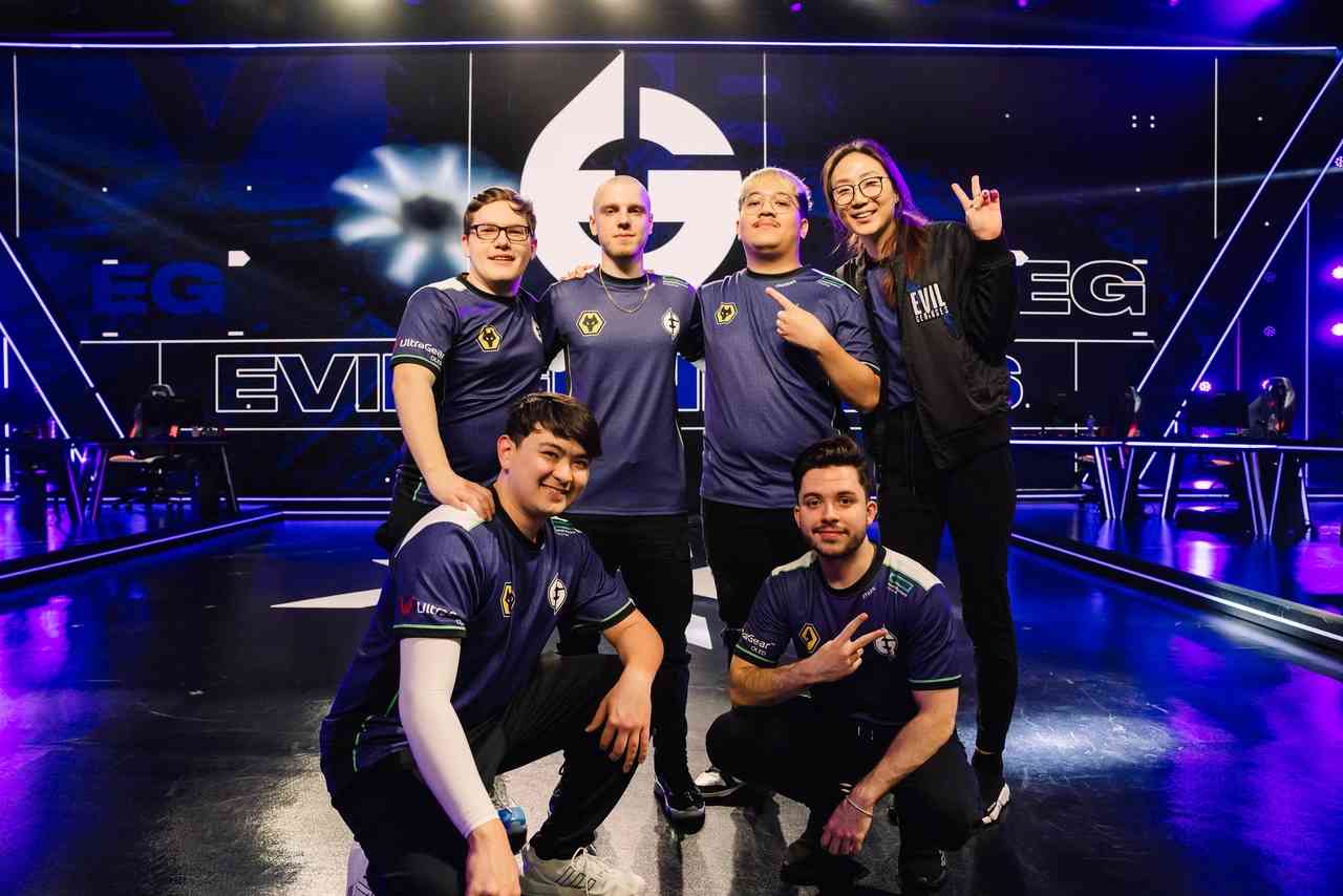 Evil Geniuses at VCT: Americas League. Credit: Stefan Wisnoski/Riot Games